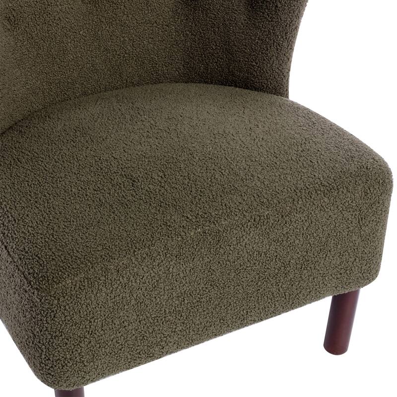 Merax Accent Chair, Upholstered Armless Chair