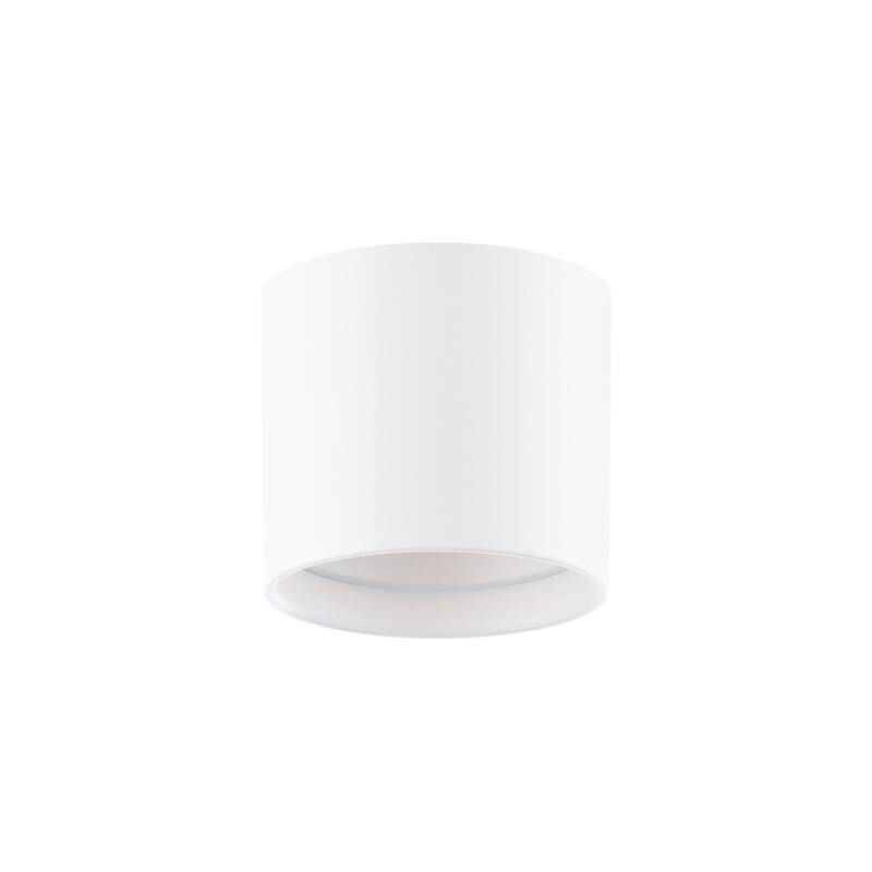 Squat 5in LED Outdoor Flush Mount 3-CCT 3000K-3500K-4000K Set to 3000K