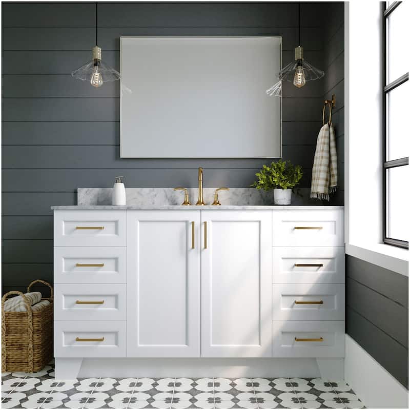 Ariel Q061SCW2RVO Taylor 61" Free Standing Single Rectangular Basin