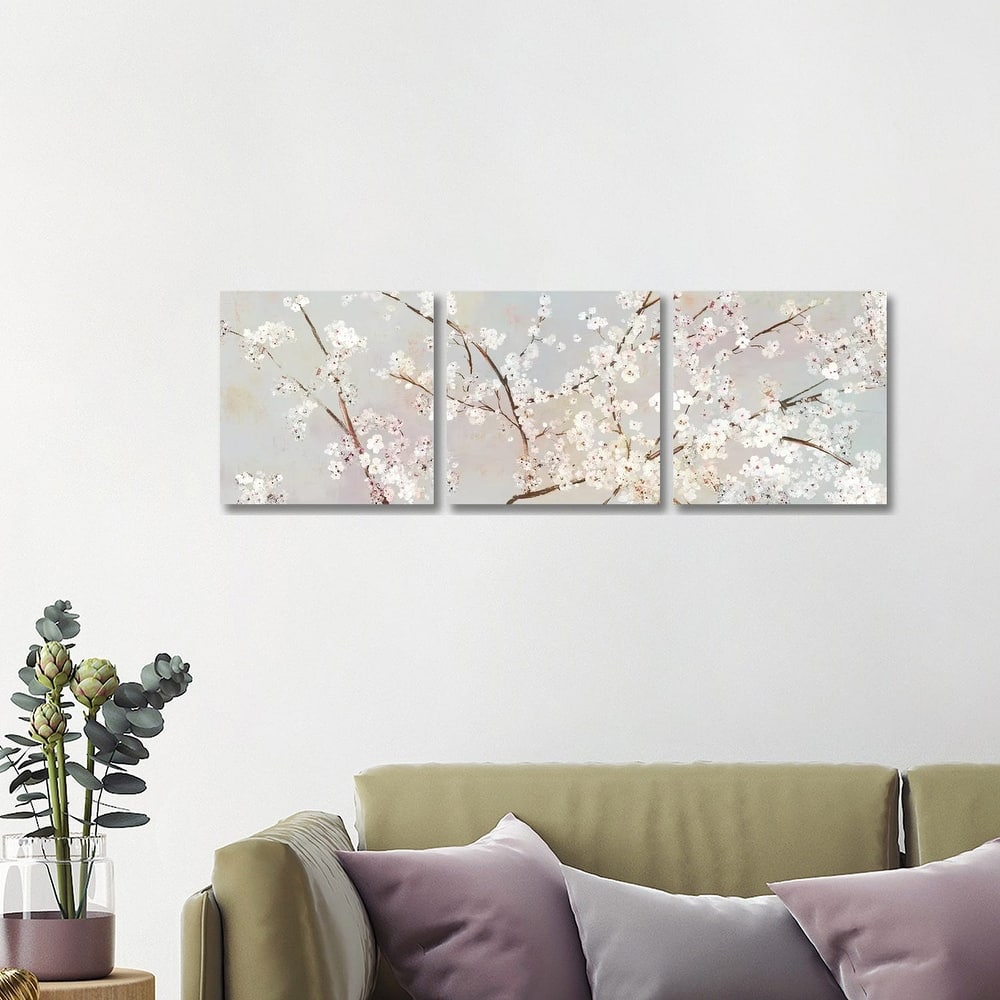 iCanvas "Bloomingdale" by Asia Jensen 3-Piece Canvas Wall Art Set