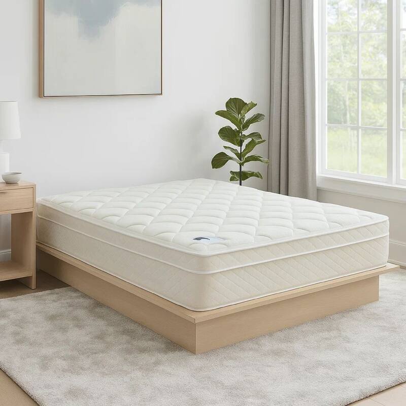 Lim 9 Inch Soft Bonnell Coil California King Mattress with Euro Top, Foam