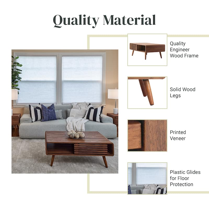 NPD Furniture Wilson Slat Coffee Table