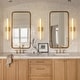 preview thumbnail 6 of 26, Mid-Century Modern LED Wall Sconce Bathroom Vanity Light with 3-CCT Selectable Light