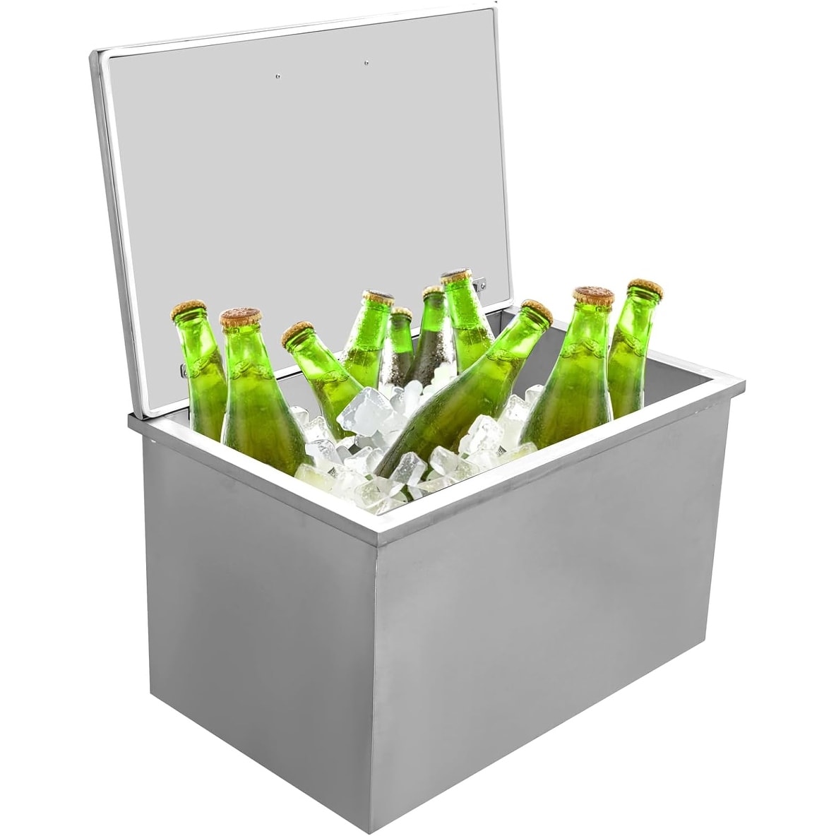 Commercial Ice Maker 80Lbs/24H, Stainless Steel Undercounter Ice Machine