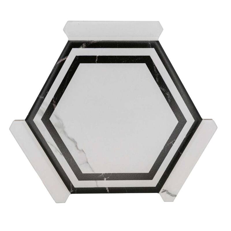 The Tile Life Kykuit 8.6x9.8 Porcelain Floor & Wall Tile - White - 8.6 x 9.8 Sample