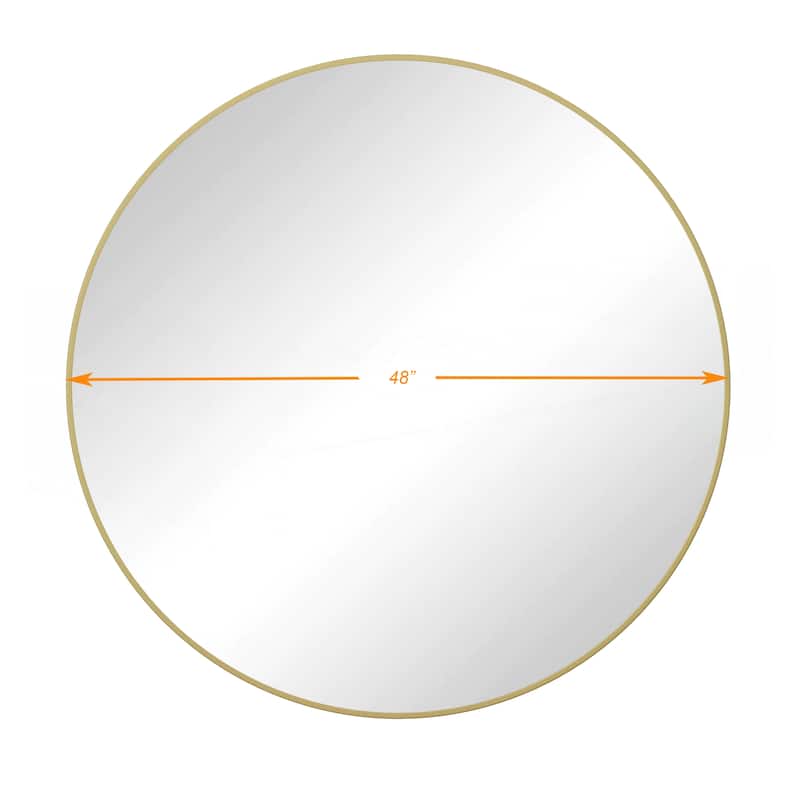 Wall Mirror Black Circular Mirror