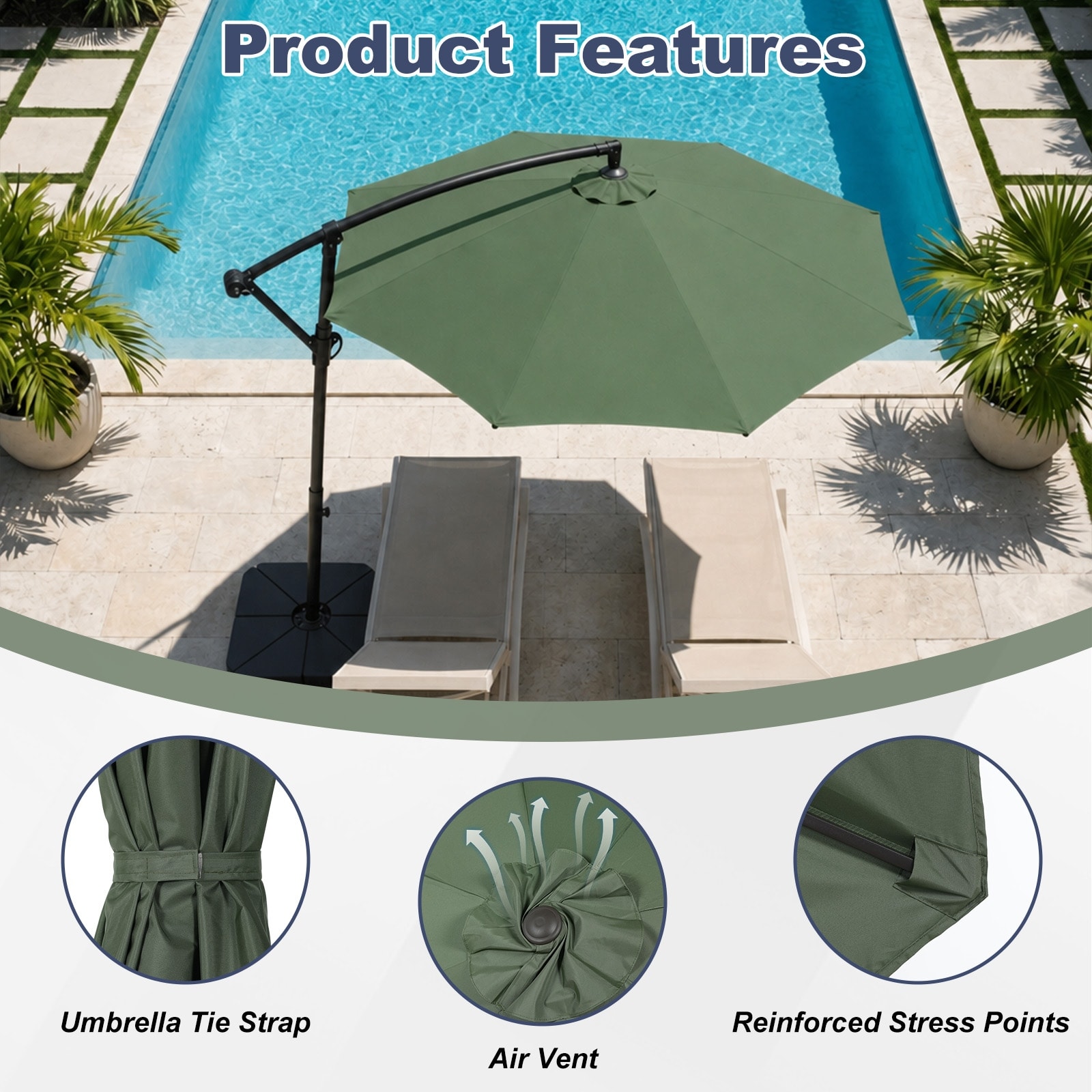7 ft patio umbrella replacement fabric Parasol Canopy Round 3.0m 8ft 9 11 11.5 12 2.5 2.7m 3.5m 2.8m 2m Replacement Garden Parasol Canopy Cover for 8 Arm Umbrella or 6 500D/180g fabric is lightweight and easy to handle.Its smooth Bonosuki 7.5-foot Waterproof Sunshade Canopy