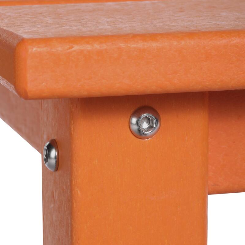 Polytrends Laguna Kids Outdoor 31" Square Poly Dining Table
