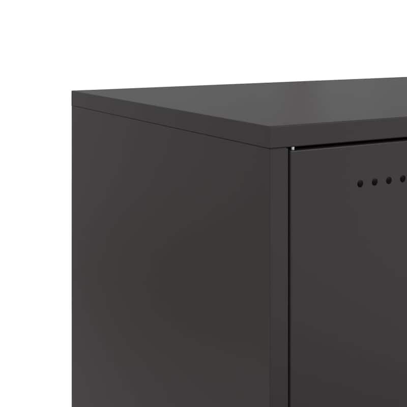 vidaXL Sideboard Cupboard Storage Cabinet Home Organizer Cold-rolled Steel - 15.4 x 26.8 x 28.3