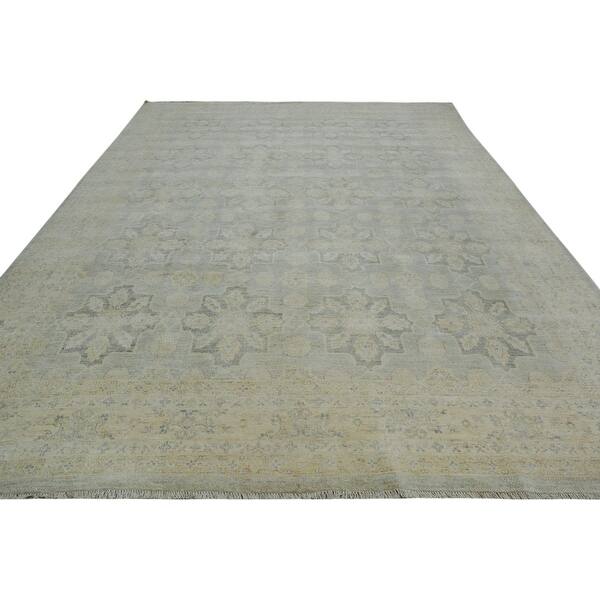 Oriental Ziegler Austin Grey/Gold Wool Rug 9'10'' x 13'9'' 9 ft. 10