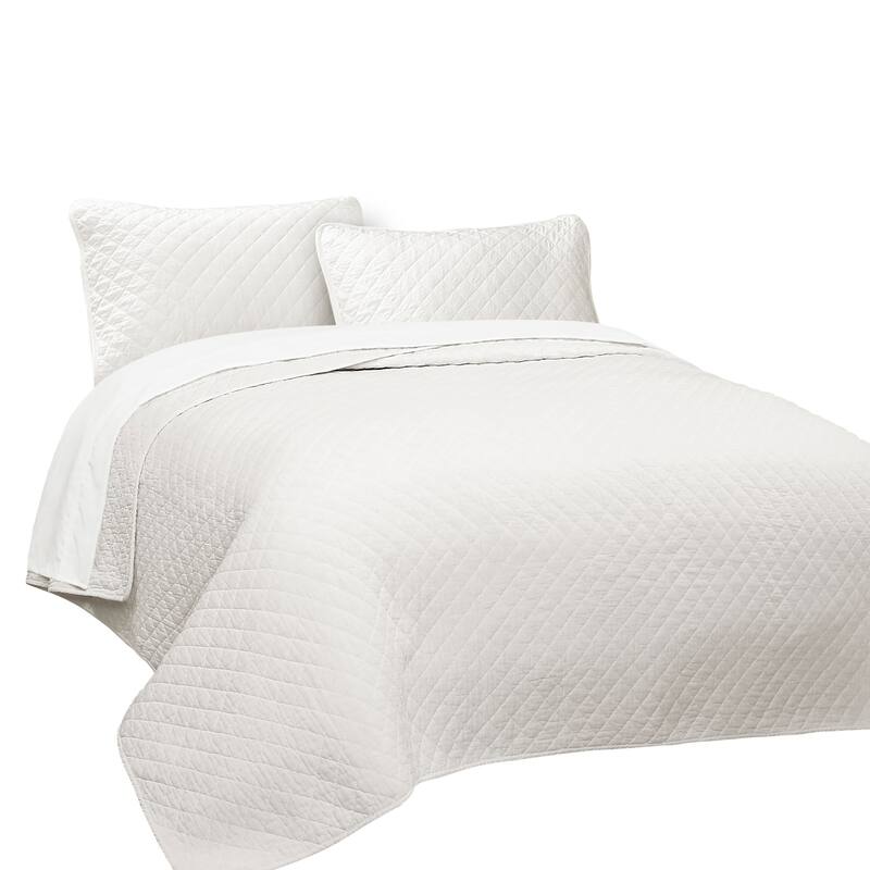 Copper Grove Balm Diamond Oversized Cotton 3-piece Quilt Set