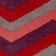 preview thumbnail 5 of 14, Hand-tufted Chevron Geometric Contemporary Area Rug - 9' x 13'
