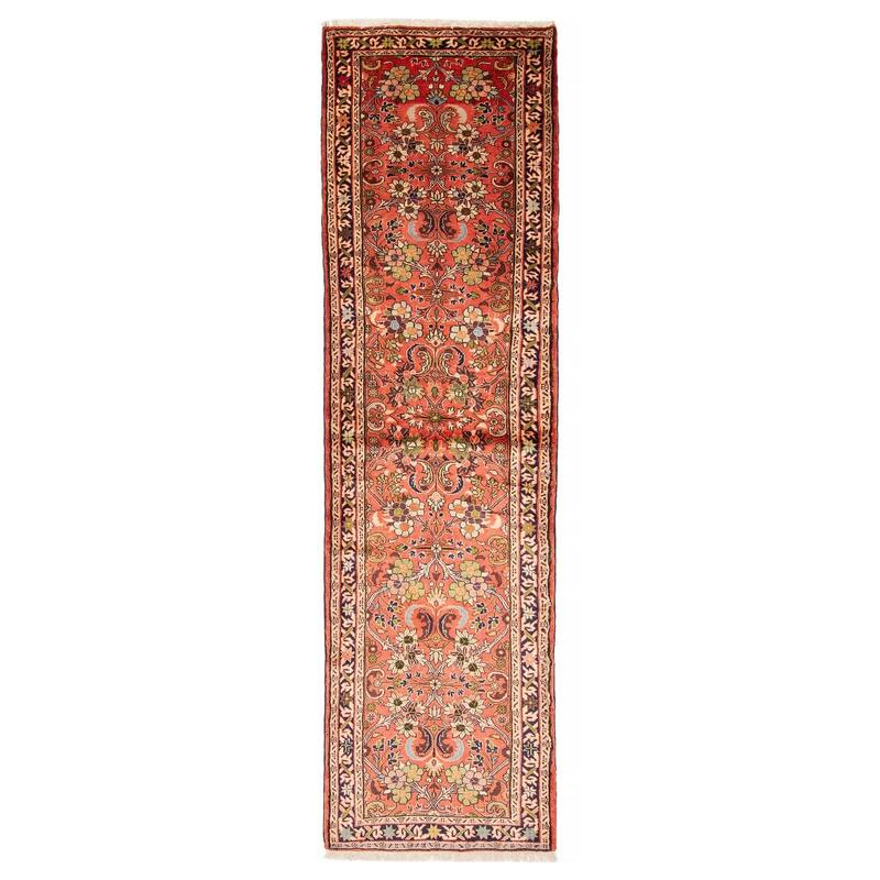 ECARPETGALLERY Hand-knotted Anadol Dark Copper Wool Rug - 2' 8" x 9' 8" - Dark Copper - 2' 8" x 9' 8" - Runner