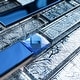 preview thumbnail 4 of 4, TileGen. Galaxy Diamond Random Sized Metal and Glass Mosaic Tile in Blue Wall Tile (10 sheets/9.6sqft.)
