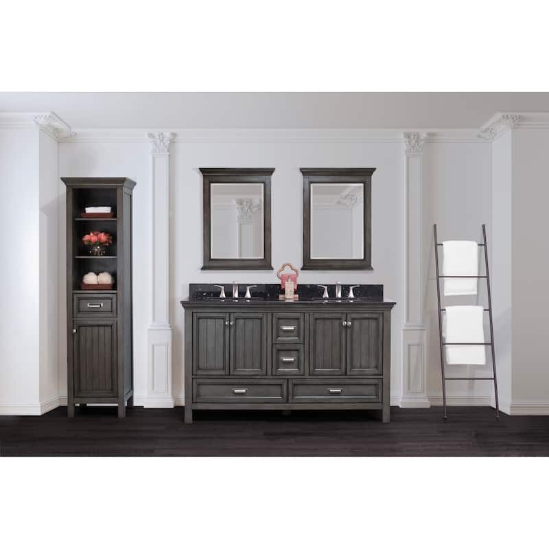 Miseno Tatianna 19" x 70" Poplar Wood Free Standing Bathroom Linen