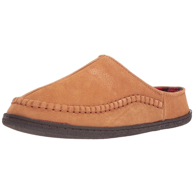 staheekum men's flannel lined slipper