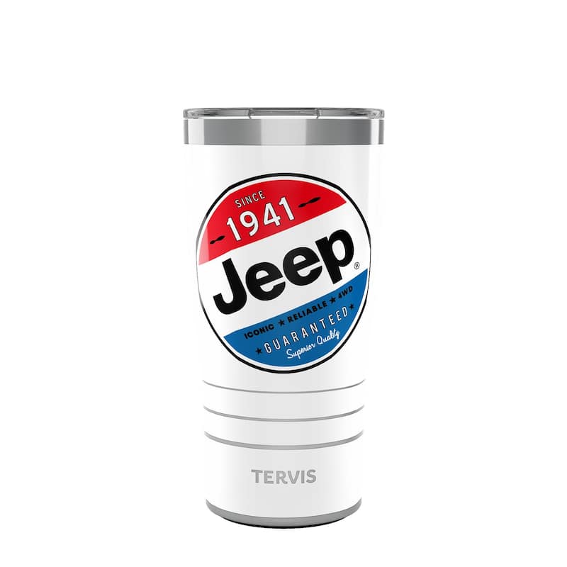 Tervis Traveler Jeep Colossal Triple Walled Insulated Travel Tumbler, Stainless Steel - 20oz