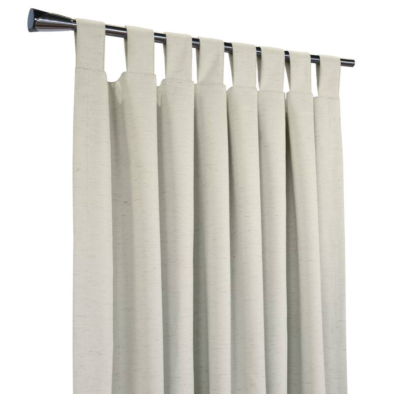 ThermaPlus Ventura Total Blackout Foamback Tab Top Curtain Panel Pair