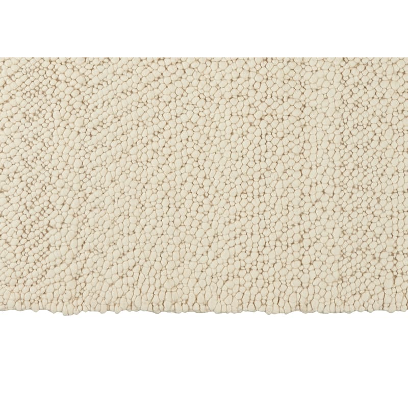 Calvin Klein Riverstone Modern Textured Loop Solid Wool Area Rug