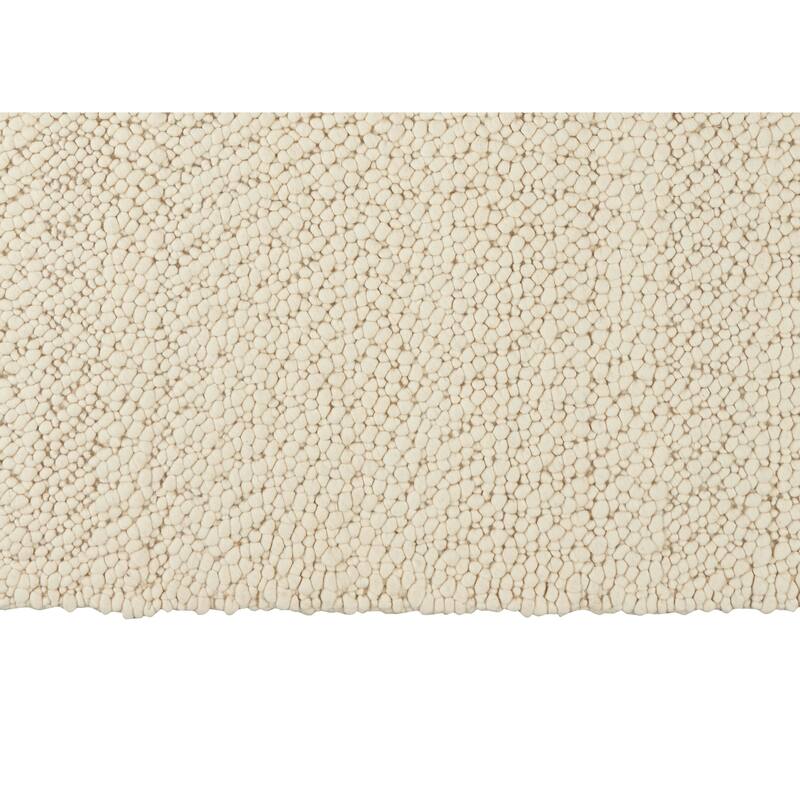 Calvin Klein Riverstone Modern Textured Loop Solid Wool Area Rug