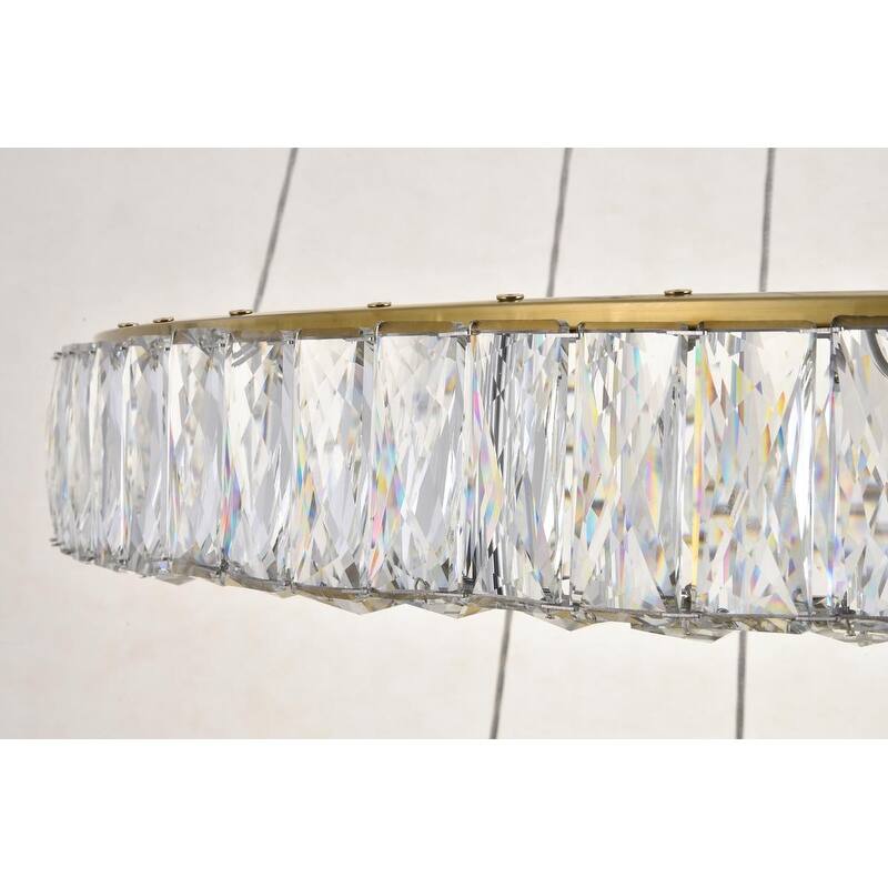 Madelyn 4-Light LED Chandelier Clear Royal Cut Crystal - 42"W X 24.4"H - 42"W X 24.4"H