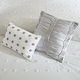 preview thumbnail 7 of 124, Intelligent Design Maize Cotton Jacquard Duvet Cover Set with Euro Shams and Throw Pillows