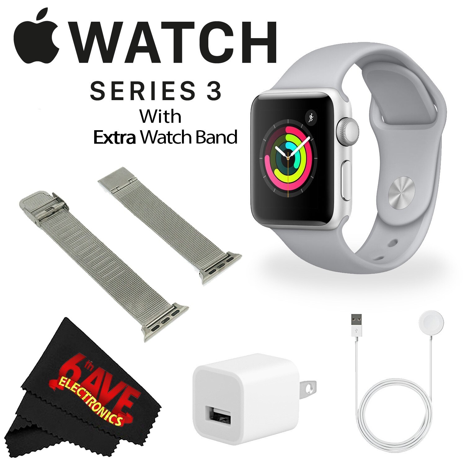 rose gold apple watch series 3 gps only