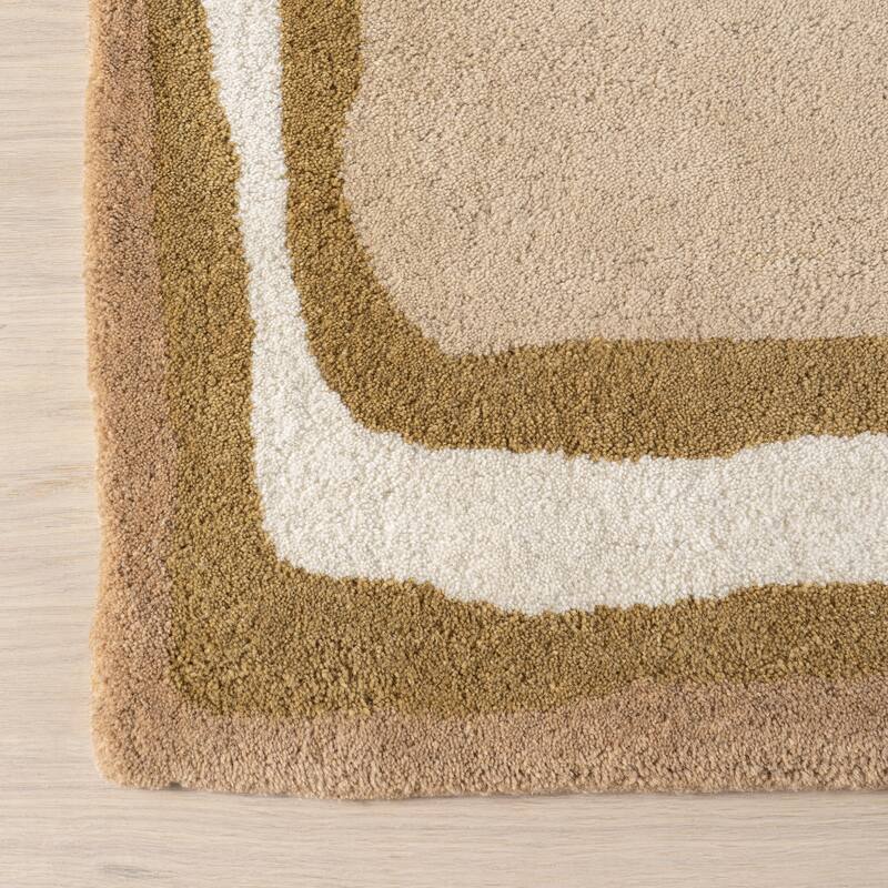 Contessa Bordered Wool Area Rug