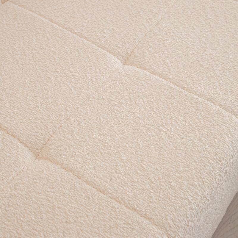 Modular L-Shaped Sectional Floor Couch Tufted Lounge Sofa with Chaise