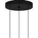 preview thumbnail 6 of 7, Alys 3-Light Integrated LED Matte Black Pendant