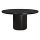 preview thumbnail 1 of 3, Uttermost Hersch Round Black Dining Table - 60"W x 60"D x 30.5"H