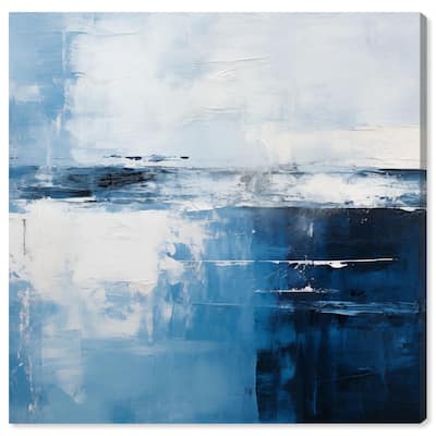 Cool Tones Canvas by Art Remedy, Gallery Wrapped