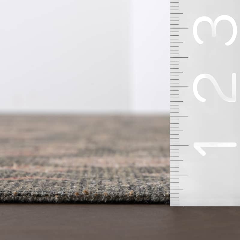 Nuloom Hillstone Collection Traditional Vintage Medallion Area Rug