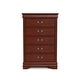 preview thumbnail 8 of 27, Furniture of America Devi Traditional Solid Wood 5-drawer Chest