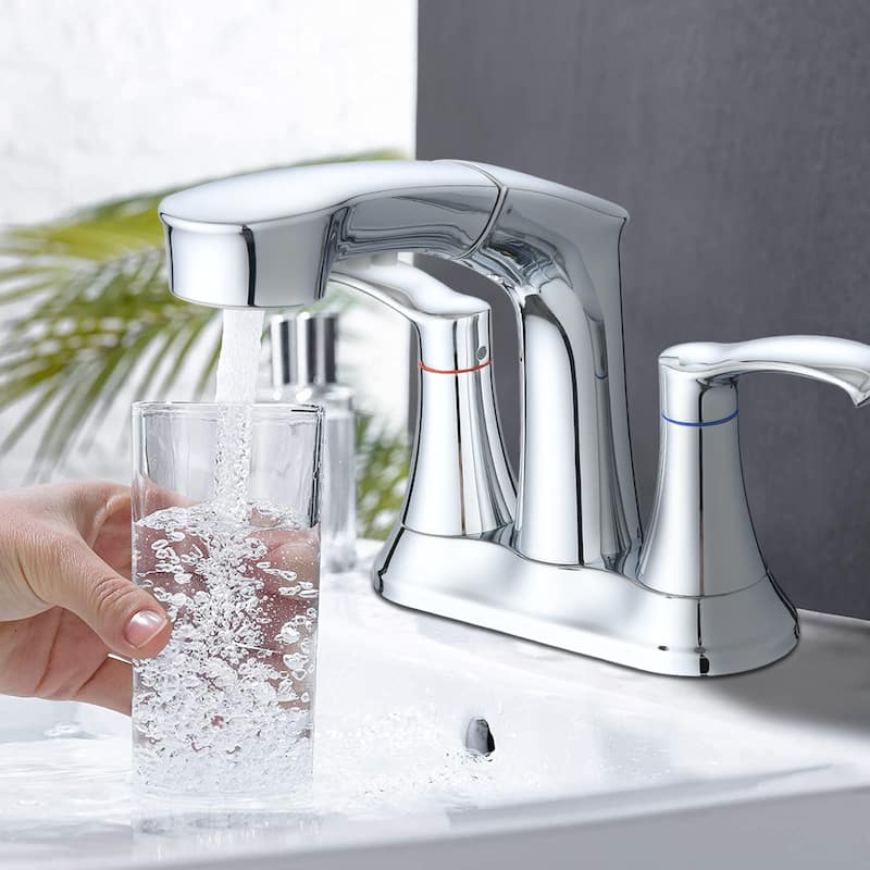 Bathlet 2-Handle Bathroom Sink Faucet with Pull Out Sprayer