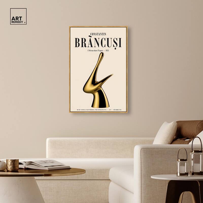 Bird in Space Sculpture Canvas by Art Remedy