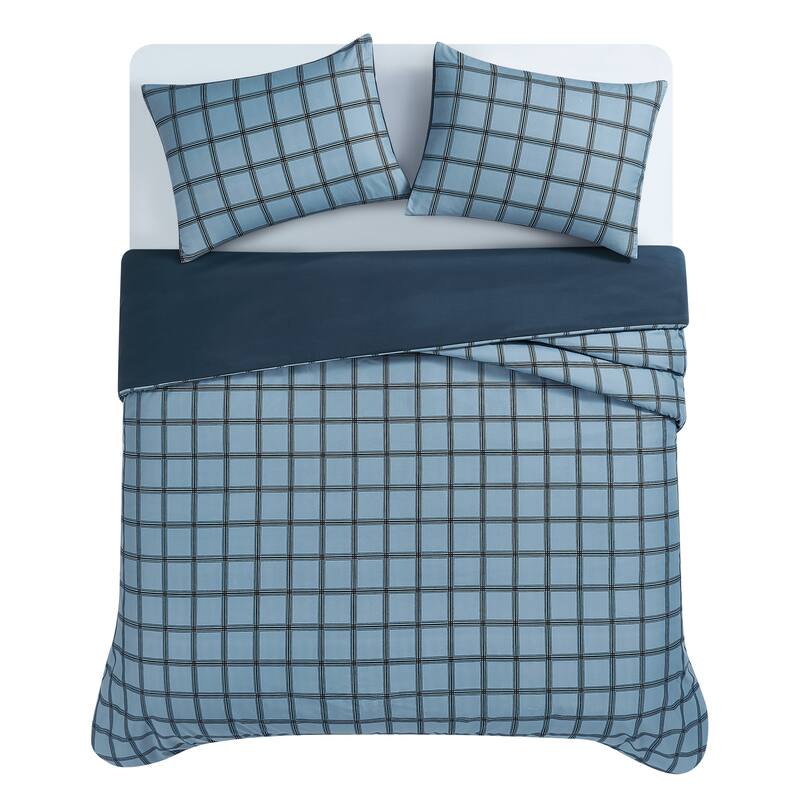 Cannon Luka Grid 3 Piece Comforter Set