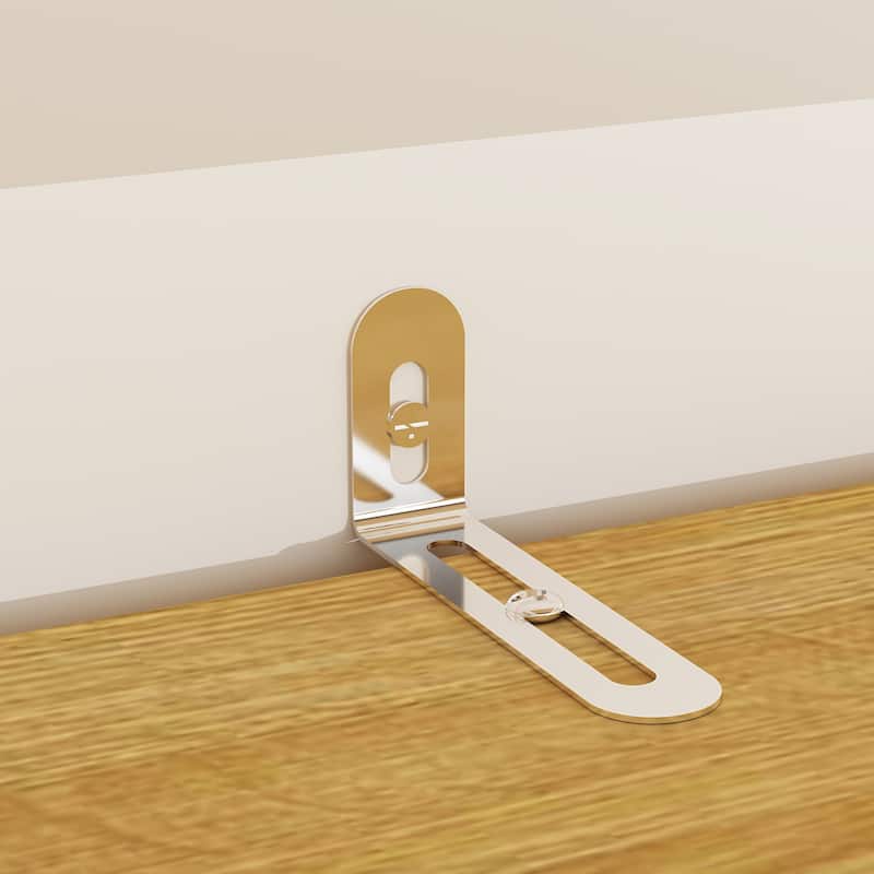 Wood Wardrobe Closet with Hanging Rod and Drawers - Storage Organizer