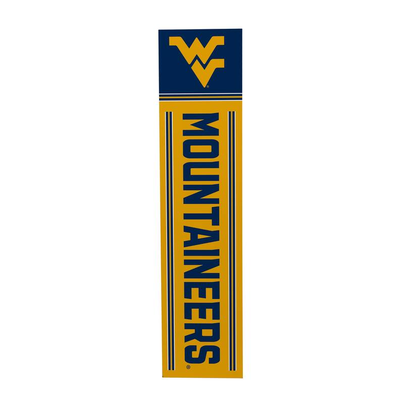 47" Double Sided Seasonal Porch Leaner, West Virginia University - 47" x 11.25"