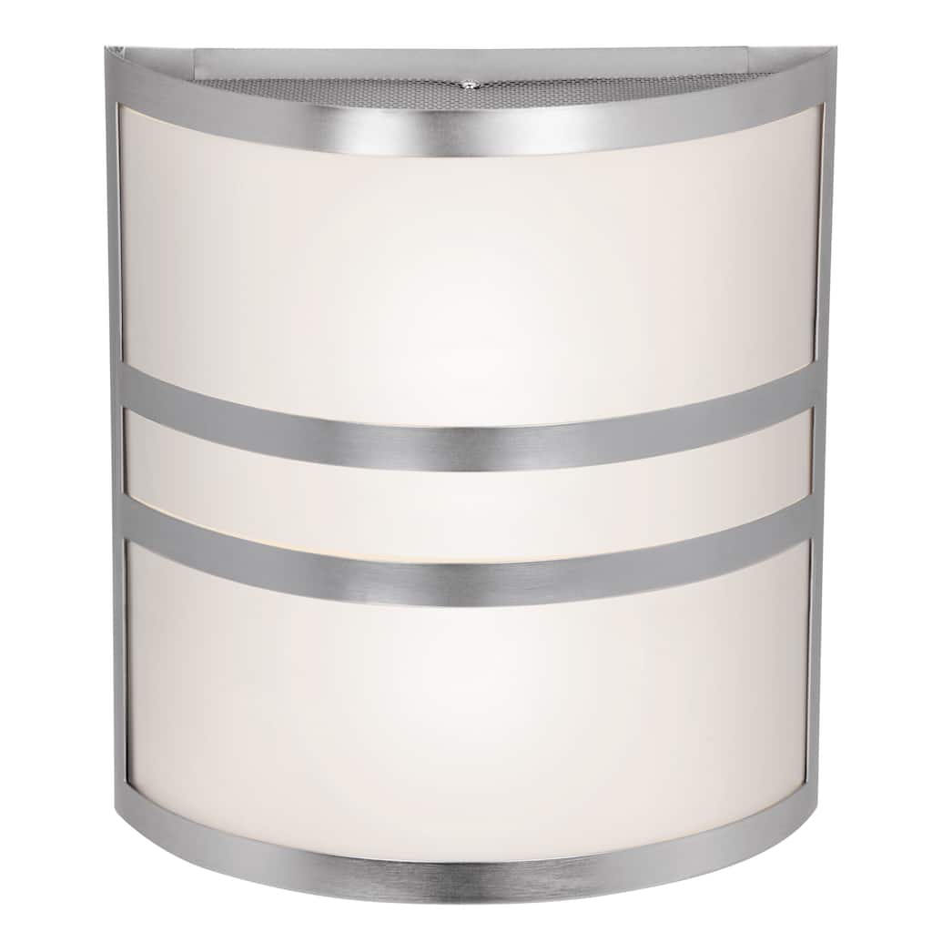 Access Lighting Artemis Centro Wall Sconce - 2-Light - Brushed Steel Finish - Replaceable LED