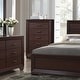 preview thumbnail 9 of 9, Warwick Brown and Dark Cocoa 5-piece Upholstered Bedroom Set
