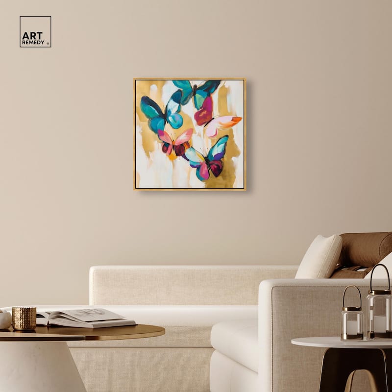 Wings in Waltz II Canvas by Art Remedy