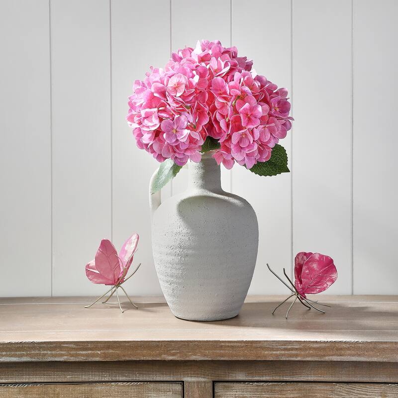 18" Pe Hydrangea Bundle - Rose Pink