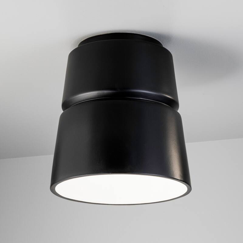 Justice Design Group Radiance Cone Ceramic Flush-Mount Lights