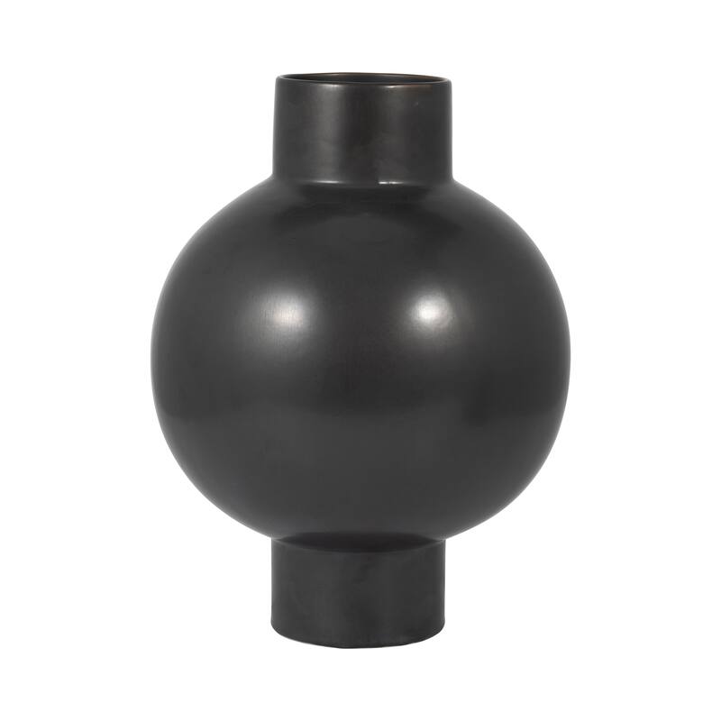 Sagebrook Home Neutral Round Modern Ceramic Bubble Vase