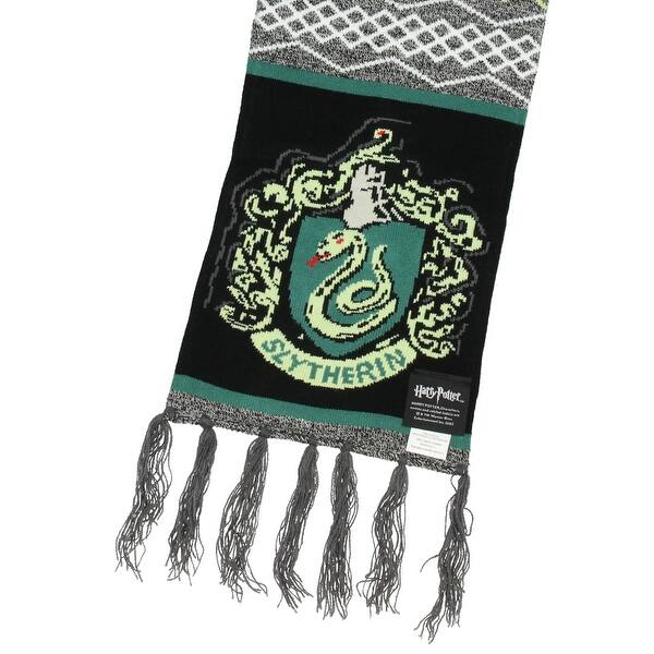 Shop Harry Potter Slytherin House Crest Adult Knit Scarf For Women Men Overstock 30780142