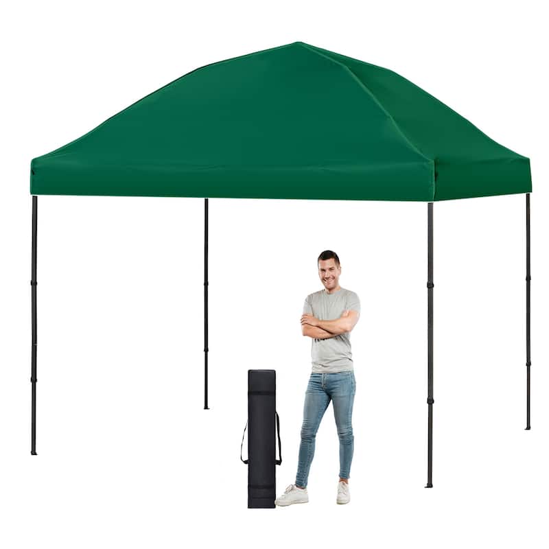 10' x 10' Pop Up Canopy Tent,Outdoor Canopy Tent for Event, Parties, Camping Portable Easy with Carry Bags