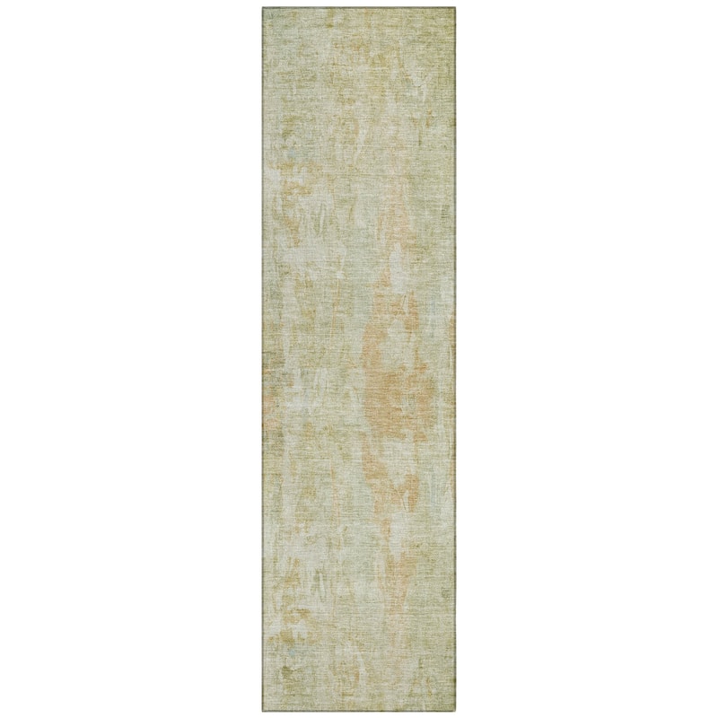 Machine Washable Indoor/ Outdoor Muted Ombre Chantille Rug