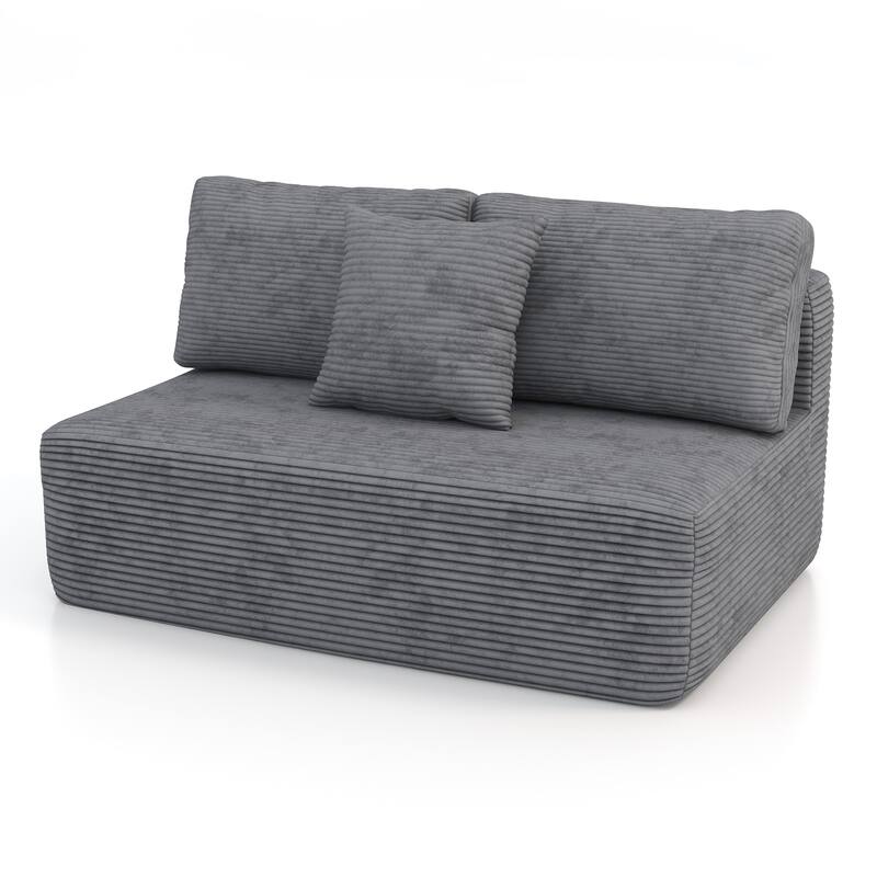 Oversized U-Shaped Sofa Modular Removable Applicable Living Room Furniture Set
