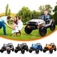 preview thumbnail 17 of 24, 24V Kids 2 Seater Ride On Truck Car Electric Vehicles w/Remote Control